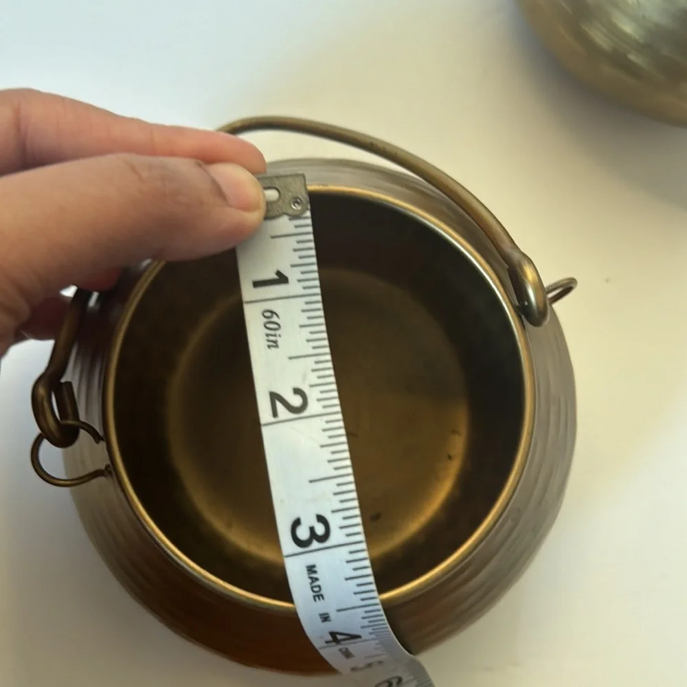 Pottery Barn brass decoration piece